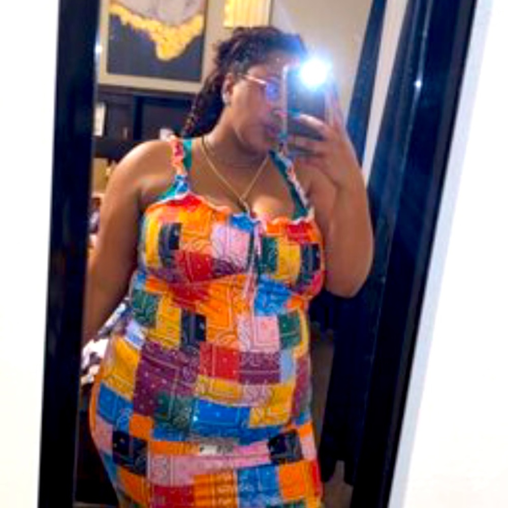 Patchwork Bodycon Dress